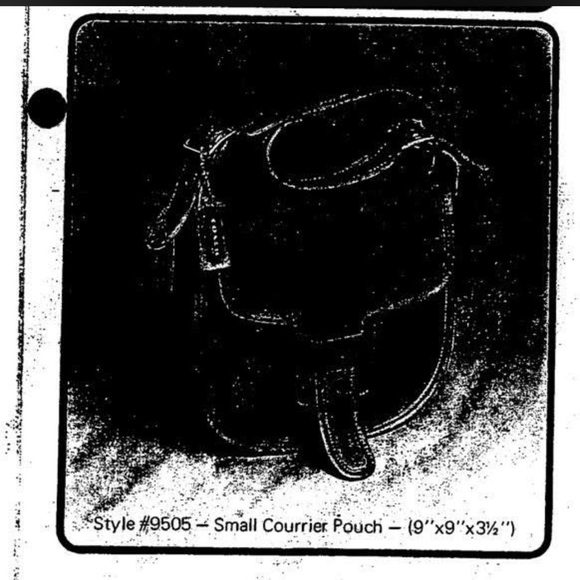 Coach Vintage Bonnie Cashin Baby Courier 1970s made in NYC Color Mocha - Picture 6 of 6